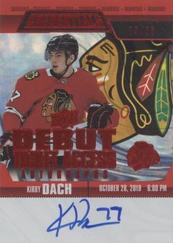 2019-20 Upper Deck Credentials - Debut Ticket Access Autographs Variant Red #RTAAV-KD Kirby Dach Front