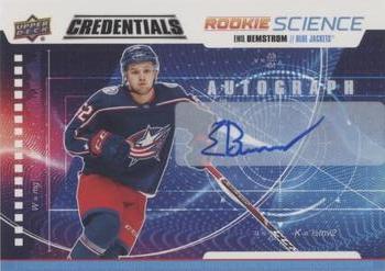 2019-20 Upper Deck Credentials - Rookie Science Autograph #RS-13 Emil Bemstrom Front