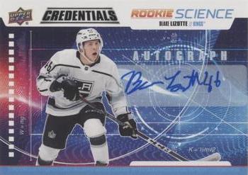 2019-20 Upper Deck Credentials - Rookie Science Autograph #RS-24 Blake Lizotte Front