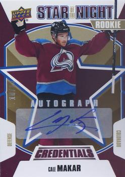 2019-20 Upper Deck Credentials - Star of the Night Autographs #1S-11 Cale Makar Front