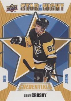2019-20 Upper Deck Credentials - Star of the Night #1S-03 Sidney Crosby Front
