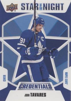 2019-20 Upper Deck Credentials - Star of the Night #1S-04 John Tavares Front