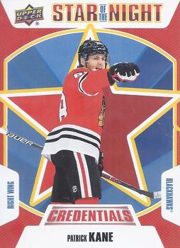 2019-20 Upper Deck Credentials - Star of the Night #1S-07 Patrick Kane Front