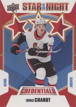 2019-20 Upper Deck Credentials - Star of the Night #3S-06 Thomas Chabot Front