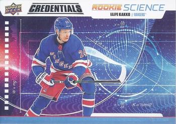 2019-20 Upper Deck Credentials - Rookie Science #RS-32 Kaapo Kakko Front