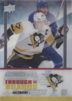 2019-20 Upper Deck Credentials - Through the Boards #TTB-2 Sidney Crosby Front