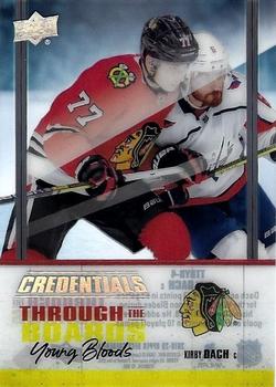 2019-20 Upper Deck Credentials - Through the Boards #TTBYB-4 Kirby Dach Front