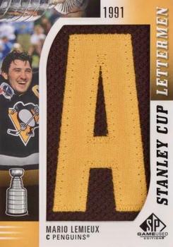 2019-20 SP Game Used - Stanley Cup Letterman Patches #SCL-ML-A Mario Lemieux Front