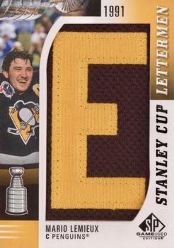 2019-20 SP Game Used - Stanley Cup Letterman Patches #SCL-ML-E Mario Lemieux Front