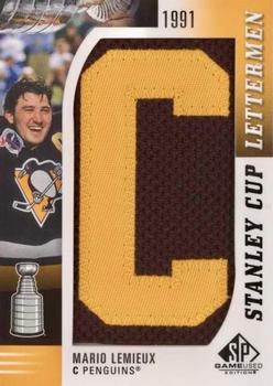 2019-20 SP Game Used - Stanley Cup Letterman Patches #SCL-ML-C Mario Lemieux Front