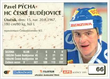 1995-96 APS Extraliga (Czech) #66 Pavel Pycha Back