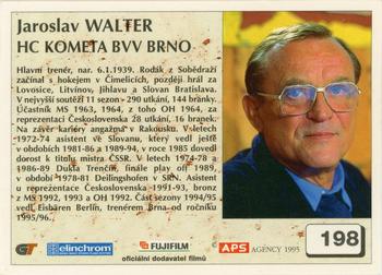 1995-96 APS Extraliga (Czech) #198 Jaroslav Walter Back