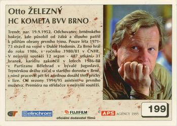 1995-96 APS Extraliga (Czech) #199 Otto Zelezny Back