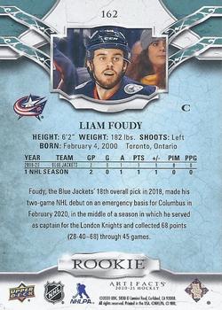 2020-21 Upper Deck Artifacts #162 Liam Foudy Back
