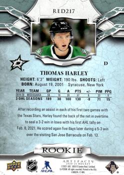 2020-21 Upper Deck Artifacts #RED217 Thomas Harley Back