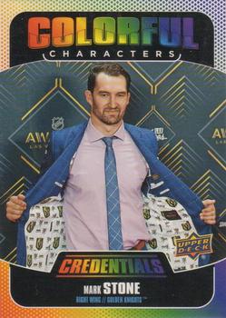 2019-20 Upper Deck Credentials - Colorful Characters #CC-6 Mark Stone Front