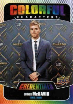 2019-20 Upper Deck Credentials - Colorful Characters #CC-9 Connor McDavid Front