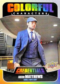 2019-20 Upper Deck Credentials - Colorful Characters #CC-10 Auston Matthews Front