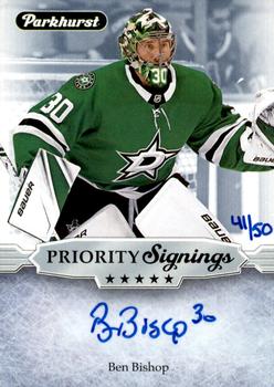 2019 Upper Deck Fall Expo - Parkhurst Priority Signings #PS-BB Ben Bishop Front