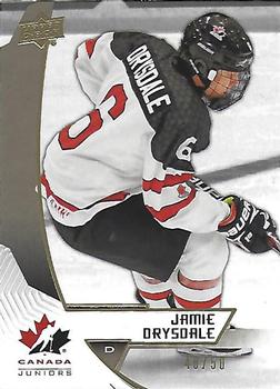 2019 Upper Deck Fall Expo - Team Canada Juniors Midnight #80 Jamie Drysdale Front