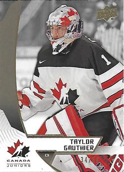 2019 Upper Deck Fall Expo - Team Canada Juniors Midnight #83 Taylor Gauthier Front