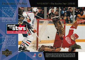 1996-97 Collector's Choice - Meet the Stars Wayne Gretzky Exchange #NNO Wayne Gretzky Front