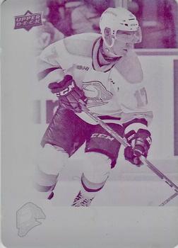 2019-20 Upper Deck CHL - Printing Plates - Magenta #288 Nathan Dunkley Front