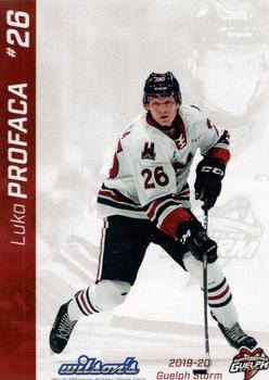 2019-20 Guelph Storm (OHL) Limited Edition Set 1 #NNO Luka Profaca Front