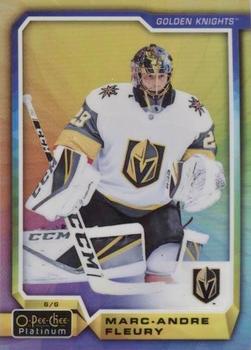 2018-19 O-Pee-Chee Platinum - Photo Variations Rainbow Color Wheel #PV-2 Marc-Andre Fleury Front