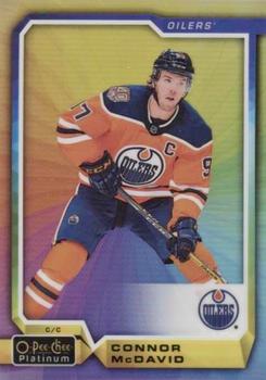 2018-19 O-Pee-Chee Platinum - Photo Variations Rainbow Color Wheel #PV-3 Connor McDavid Front