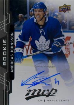 2018-19 Upper Deck MVP - Pack Wars Rookie Auto Parallel #249 Andreas Johnsson Front