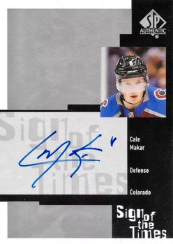 2019-20 SP Authentic - 1999-00 Retro Sign of the Times Rookies #RSOTT-MA Cale Makar Front