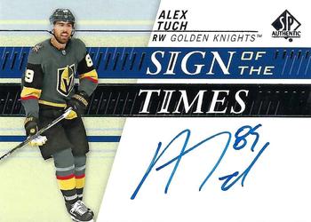 2019-20 SP Authentic - Sign of the Times #SOTT-AT Alex Tuch Front