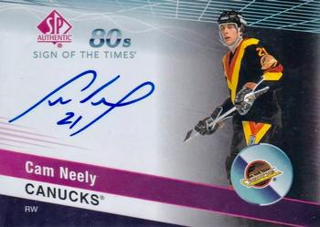 2019-20 SP Authentic - Sign of the Times 1980s (80s) #ST80-CN Cam Neely Front