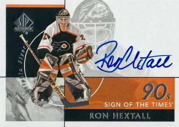 2019-20 SP Authentic - Sign of the Times 1990s (90s) #ST90-RH Ron Hextall Front