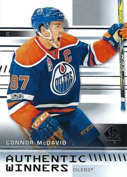 2019-20 SP Authentic - Authentic Winners #AW-CM Connor McDavid Front