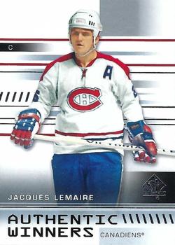 2019-20 SP Authentic - Authentic Winners #AW-JL Jacques Lemaire Front