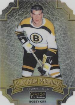 2016-17 O-Pee-Chee Platinum - Platinum Phenoms Cracked Ice Die Cuts #OPP-BO Bobby Orr Front
