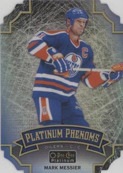 2016-17 O-Pee-Chee Platinum - Platinum Phenoms Cracked Ice Die Cuts #OPP-MM Mark Messier Front