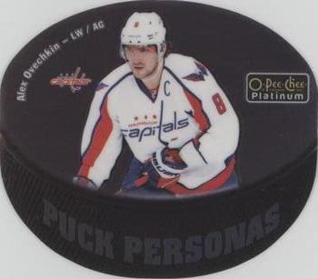 2016-17 O-Pee-Chee Platinum - Puck Personas Cracked Ice Die Cuts #PP-10 Alexander Ovechkin Front