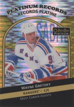 2017-18 O-Pee-Chee Platinum - Platinum Records Pulsar #PR-4 Wayne Gretzky Front