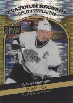 2017-18 O-Pee-Chee Platinum - Platinum Records Pulsar #PR-5 Wayne Gretzky Front