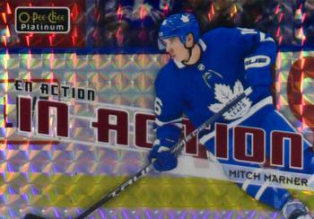 2018-19 O-Pee-Chee Platinum - In Action Mosaic #IA-6 Mitch Marner Front