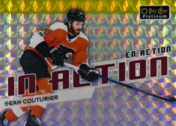 2018-19 O-Pee-Chee Platinum - In Action Mosaic #IA-8 Sean Couturier Front