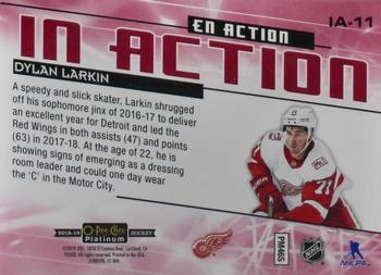2018-19 O-Pee-Chee Platinum - In Action Mosaic #IA-11 Dylan Larkin Back