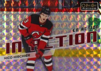 2018-19 O-Pee-Chee Platinum - In Action Mosaic #IA-12 Nico Hischier Front