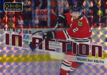 2018-19 O-Pee-Chee Platinum - In Action Mosaic #IA-13 Duncan Keith Front