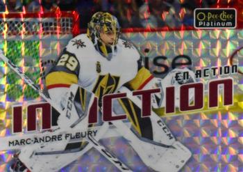 2018-19 O-Pee-Chee Platinum - In Action Mosaic #IA-15 Marc-Andre Fleury Front