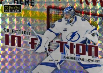 2018-19 O-Pee-Chee Platinum - In Action Mosaic #IA-18 Andrei Vasilevskiy Front