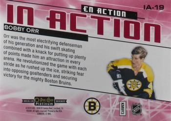 2018-19 O-Pee-Chee Platinum - In Action Mosaic #IA-19 Bobby Orr Back